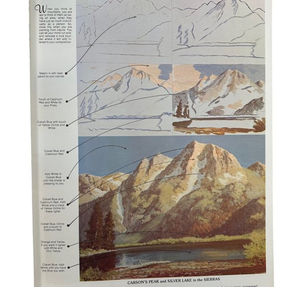 Vintage How Robert Wood Paints Landscapes And Seascapes Walter Foster How To Art - Picture 5 of 6